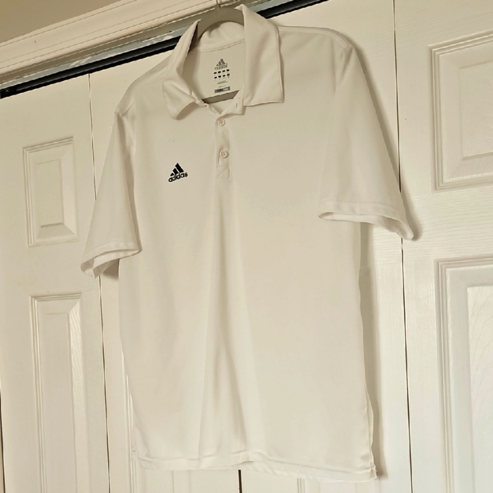 Adidas Men's Club White Tennis Polo Shirt